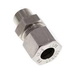 12L & R3/8'' Stainless Steel Straight Cutting Fitting with Male Threads 630 bar ISO 8434-1