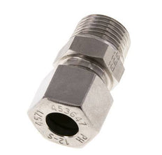 12L & R1/2'' Stainless Steel Straight Cutting Fitting with Male Threads 630 bar ISO 8434-1