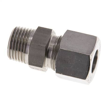 14S & R1/2'' Stainless Steel Straight Cutting Fitting with Male Threads 630 bar ISO 8434-1