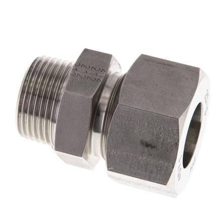 25L & R1'' Stainless Steel Straight Cutting Fitting with Male Threads 400 bar ISO 8434-1