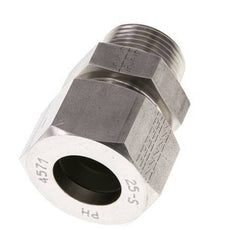 25L & R1'' Stainless Steel Straight Cutting Fitting with Male Threads 400 bar ISO 8434-1