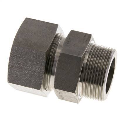 38L & R1-1/2'' Stainless Steel Straight Cutting Fitting with Male Threads 315 bar ISO 8434-1