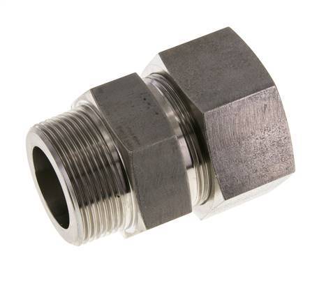 38L & R1-1/2'' Stainless Steel Straight Cutting Fitting with Male Threads 315 bar ISO 8434-1