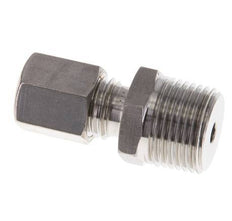6L & R3/8'' Stainless Steel Straight Compression Fitting with Male Threads 315 bar ISO 8434-1