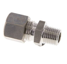 10L & R1/4'' Stainless Steel Straight Compression Fitting with Male Threads 315 bar ISO 8434-1