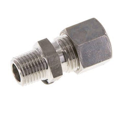 10L & R1/4'' Stainless Steel Straight Compression Fitting with Male Threads 315 bar ISO 8434-1