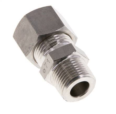 12L & R3/8'' Stainless Steel Straight Compression Fitting with Male ...