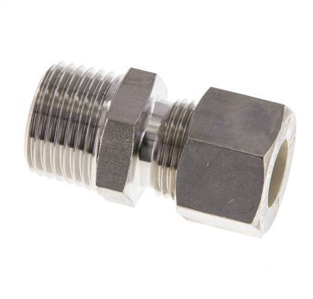 12L & R1/2'' Stainless Steel Straight Compression Fitting with Male Threads 315 bar ISO 8434-1