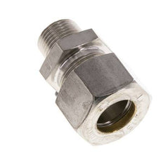 15L & R3/8'' Stainless Steel Straight Compression Fitting with Male Threads 315 bar ISO 8434-1
