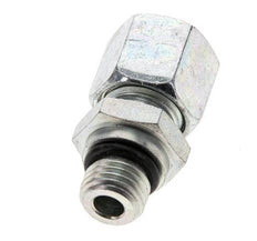 8L & UNF 7/16''-20 Zink plated Steel Straight Cutting Fitting with Male Threads 315 bar ISO 8434-1