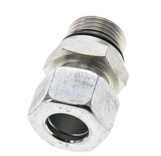 15L & UNF 7/8''-14 Zink plated Steel Straight Cutting Fitting with Male Threads 315 bar ISO 8434-1