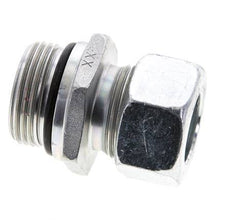 22L & UN 1-5/16''-12 Zink plated Steel Straight Cutting Fitting with Male Threads 160 bar ISO 8434-1