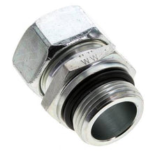 28L & UN 1-5/16''-12 Zink plated Steel Straight Cutting Fitting with Male Threads 160 bar ISO 8434-1