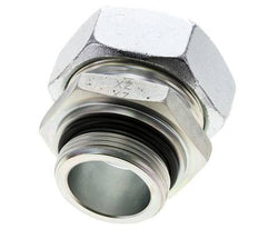 42L & UN 1-5/8''-12 Zink plated Steel Straight Cutting Fitting with Male Threads 160 bar ISO 8434-1