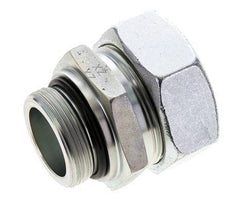 42L & UN 1-5/8''-12 Zink plated Steel Straight Cutting Fitting with Male Threads 160 bar ISO 8434-1