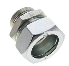 42L & UN 1-5/8''-12 Zink plated Steel Straight Cutting Fitting with Male Threads 160 bar ISO 8434-1