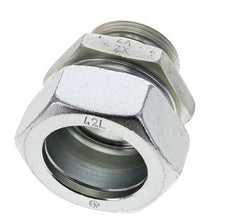 42L & UN 1-5/8''-12 Zink plated Steel Straight Cutting Fitting with Male Threads 160 bar ISO 8434-1