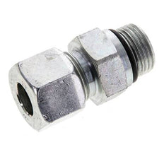 12S & UNF 3/4''-16 Zink plated Steel Straight Cutting Fitting with Male Threads 630 bar ISO 8434-1