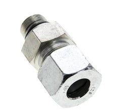 12S & UNF 9/16''-18 Zink plated Steel Straight Cutting Fitting with Male Threads 630 bar ISO 8434-1