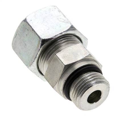 16S & UNF 3/4''-16 Zink plated Steel Straight Cutting Fitting with Male Threads 400 bar ISO 8434-1