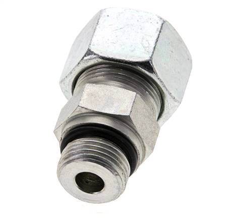 16S & UNF 3/4''-16 Zink plated Steel Straight Cutting Fitting with Male Threads 400 bar ISO 8434-1