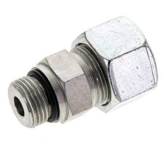 16S & UNF 3/4''-16 Zink plated Steel Straight Cutting Fitting with Male Threads 400 bar ISO 8434-1