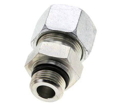 20S & UNF 7/8''-14 Zink plated Steel Straight Cutting Fitting with Male Threads 400 bar ISO 8434-1