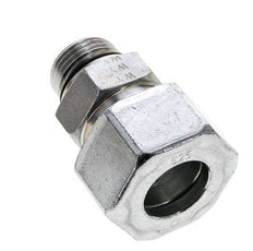 25S & UN 1-1/16''-12 Zink plated Steel Straight Cutting Fitting with Male Threads 400 bar ISO 8434-1