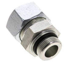 30S & UN 1-5/16''-12 Zink plated Steel Straight Cutting Fitting with Male Threads 400 bar ISO 8434-1