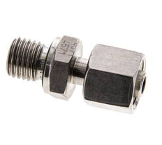 8L & M12x1.5 Stainless Steel Straight Swivel with Male Threads 315 bar FKM Adjustable ISO 8434-1