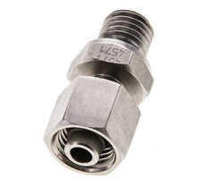 8L & M12x1.5 Stainless Steel Straight Swivel with Male Threads 315 bar FKM Adjustable ISO 8434-1