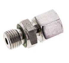 8S & M14x1.5 Stainless Steel Straight Swivel with Male Threads 630 bar FKM Adjustable ISO 8434-1