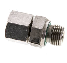 10S & M16x1.5 Stainless Steel Straight Swivel with Male Threads 630 bar FKM Adjustable ISO 8434-1