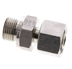 12S & M18x1.5 Stainless Steel Straight Swivel with Male Threads 630 bar FKM Adjustable ISO 8434-1