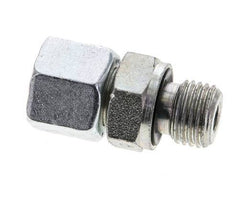 10L & M14x1.5 Zink plated Steel Straight Swivel with Male Threads 315 bar NBR O-ring Sealing Cone Adjustable ISO 8434-1