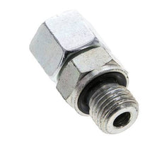 10L & M14x1.5 Zink plated Steel Straight Swivel with Male Threads 315 bar NBR O-ring Sealing Cone Adjustable ISO 8434-1