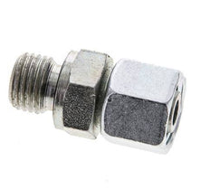 10L & M14x1.5 Zink plated Steel Straight Swivel with Male Threads 315 bar NBR O-ring Sealing Cone Adjustable ISO 8434-1