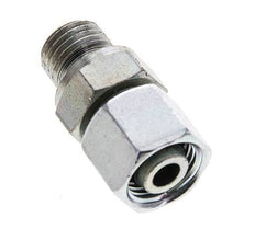 10L & M14x1.5 Zink plated Steel Straight Swivel with Male Threads 315 bar NBR O-ring Sealing Cone Adjustable ISO 8434-1