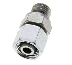 10L & M14x1.5 Zink plated Steel Straight Swivel with Male Threads 315 bar NBR O-ring Sealing Cone Adjustable ISO 8434-1