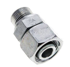 15L & M18x1.5 Zink plated Steel Straight Swivel with Male Threads 315 bar NBR O-ring Sealing Cone Adjustable ISO 8434-1