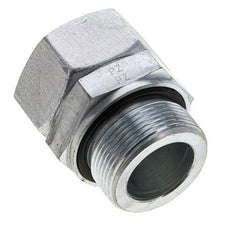 35L & M42x2 Zink plated Steel Straight Swivel with Male Threads 160 bar NBR O-ring Sealing Cone Adjustable ISO 8434-1