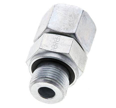 14S & M20x1.5 Zink plated Steel Straight Swivel with Male Threads 630 bar NBR O-ring Sealing Cone Adjustable ISO 8434-1