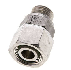 15L & M18x1.5 Stainless Steel Straight Swivel with Male Threads 315 bar FKM O-ring Sealing Cone Adjustable ISO 8434-1