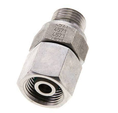 10S & M16x1.5 Stainless Steel Straight Swivel with Male Threads 630 bar FKM O-ring Sealing Cone Adjustable ISO 8434-1