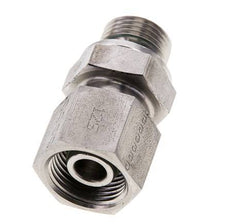 12S & M18x1.5 Stainless Steel Straight Swivel with Male Threads 630 bar FKM O-ring Sealing Cone Adjustable ISO 8434-1