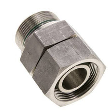 30S & M42x2 Stainless Steel Straight Swivel with Male Threads 400 bar FKM O-ring Sealing Cone Adjustable ISO 8434-1