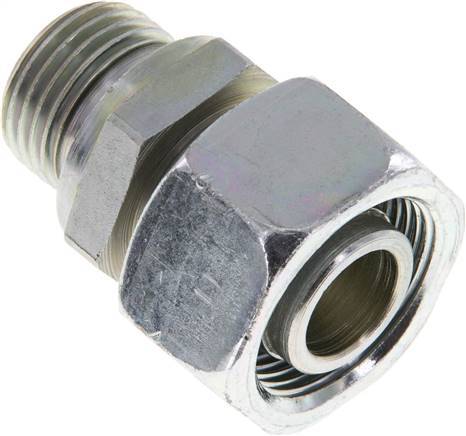 Iso 8434 Threads 18L & G1/2'' Zink plated Steel Straight Swivel with Male Threads 315 b ...