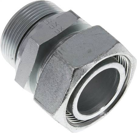Iso 8434 Threads 42L & G1-1/2'' Zink plated Steel Straight Swivel with Male Threads 160 ...