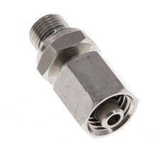 6L & G1/8'' Stainless Steel Straight Swivel with Male Threads 315 bar FKM Adjustable ISO 8434-1