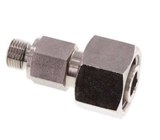 12L & G1/8'' Stainless Steel Straight Swivel with Male Threads 315 bar FKM Adjustable ISO 8434-1